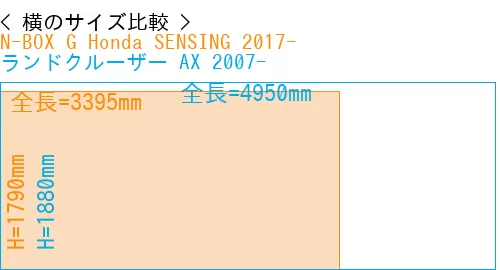 #N-BOX G Honda SENSING 2017- + ランドクルーザー AX 2007-